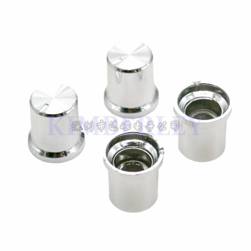 20 Piece 15MM Plastic Silver Sun Print Knob Sound Knob Power Amplifier Volume Adjustment Knob Potentiometer Knob