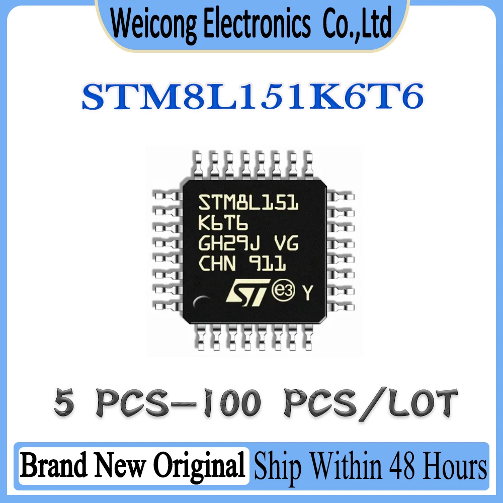 

STM8L151 STM8L151K6T6 STM8L151K6T STM8L151K6 STM8L151K STM8L STM8 STM New Original IC MCU Chip LQFP-32