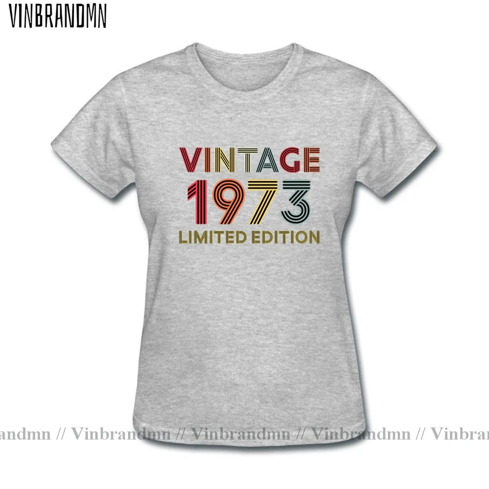 Classic 70s woman Clothing Vintage Made in 1973 T shirts women Retro Born in 1973 T-shirt 1973 birth year Birthday Gift tee Tops