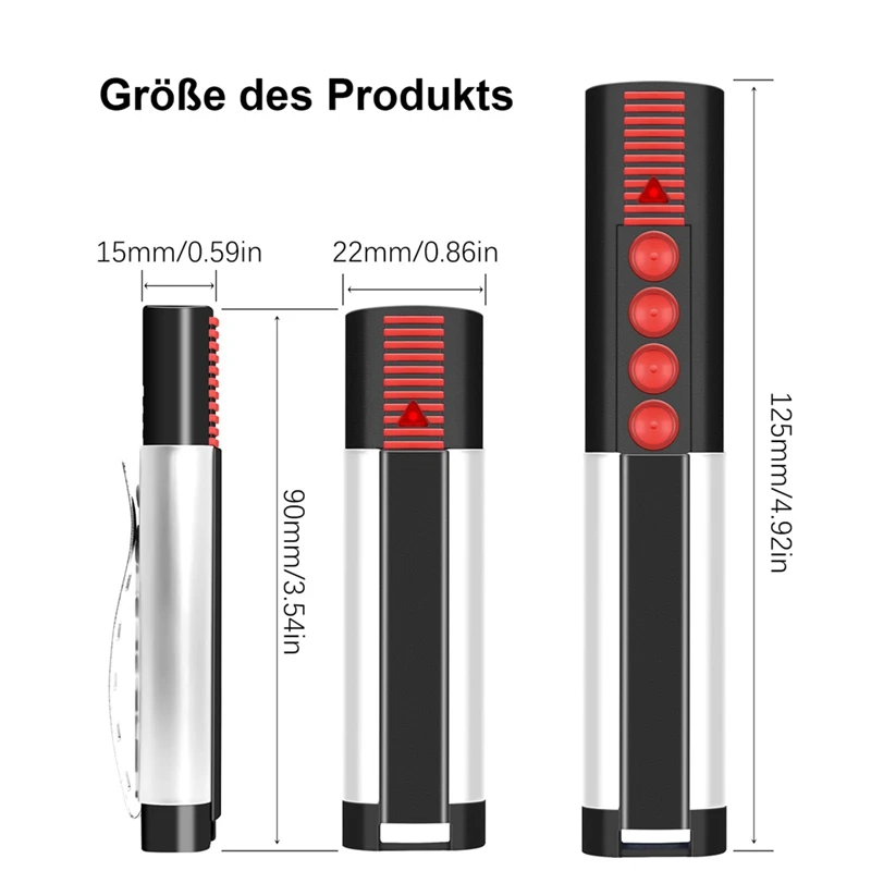 868 Mhz Remote Control Garage Door, Universal Garage Door Remote Control Key For 4020V000, 4026V000, 4020 TX03-868-4