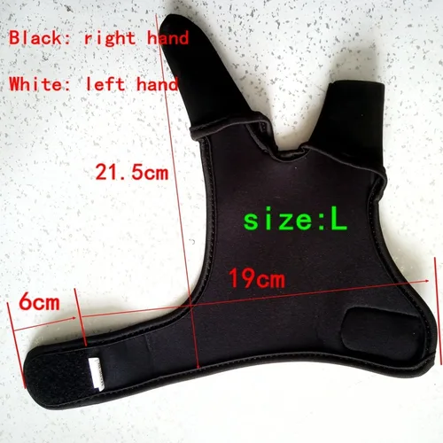 Imagen 2 del producto Protector Durable de la mosca caza táctico solo dedo antideslizante Guantes de Pesca de corte de varilla a prueba de desgaste barracas para pesca sol