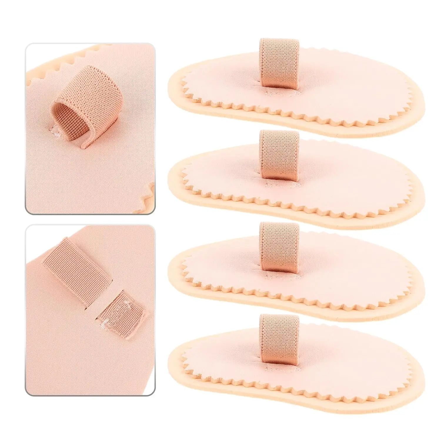 2pc Forefoot Toe Separator Toe Straightener Pad for Hallux Valgus Relief and Overlapping Comfortable Protective Cushion,Reusable