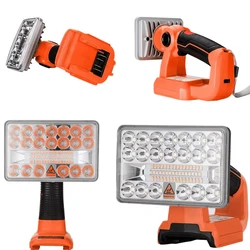 DCB182 for dewalt Lamp Work Light Flashlight Tool Light Spotlight Light For DEWALT 18W 5 inch 14.4V-20V Li-ion battery DCB200