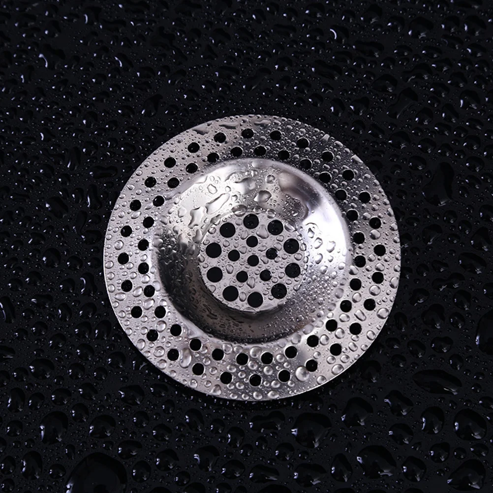 

6pcs Stainless Steel Filter Net For Kitchen Sink Drain Strainer Garbage Mesh Stopper Waste Plug Hair Catcher Floor Drain Use