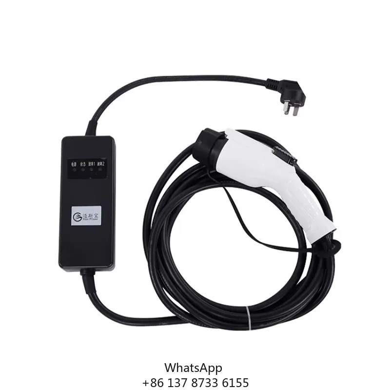 SAEJ1772 China Electric Car Portable Gbt 16A 3.3KW Charging Cable For Ev