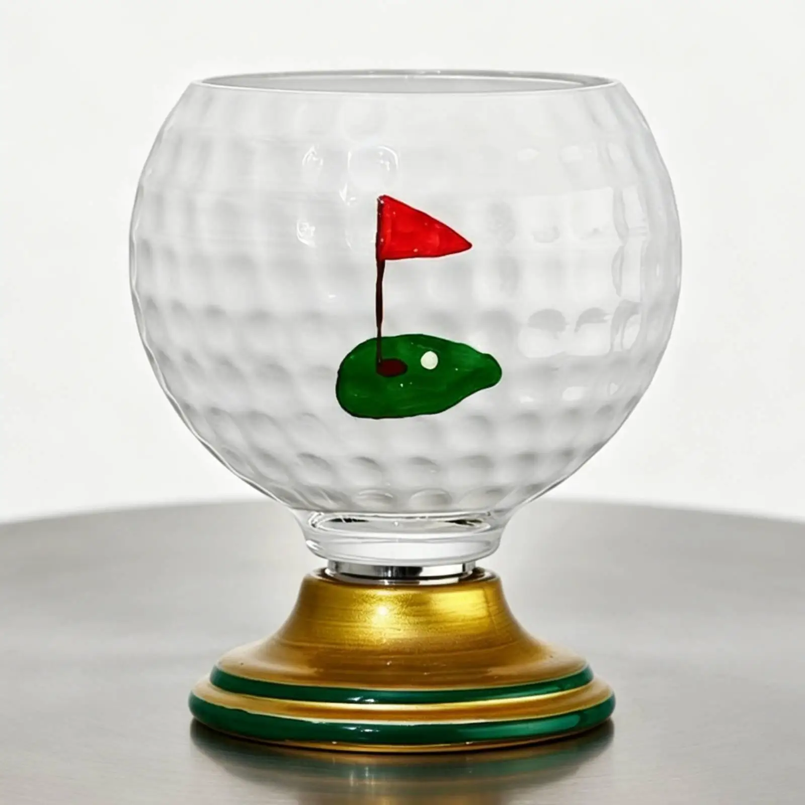 Ball Cup Glass Hand Painted Glass Creative Gift Soccer Ball Cup for Home, Bar,
