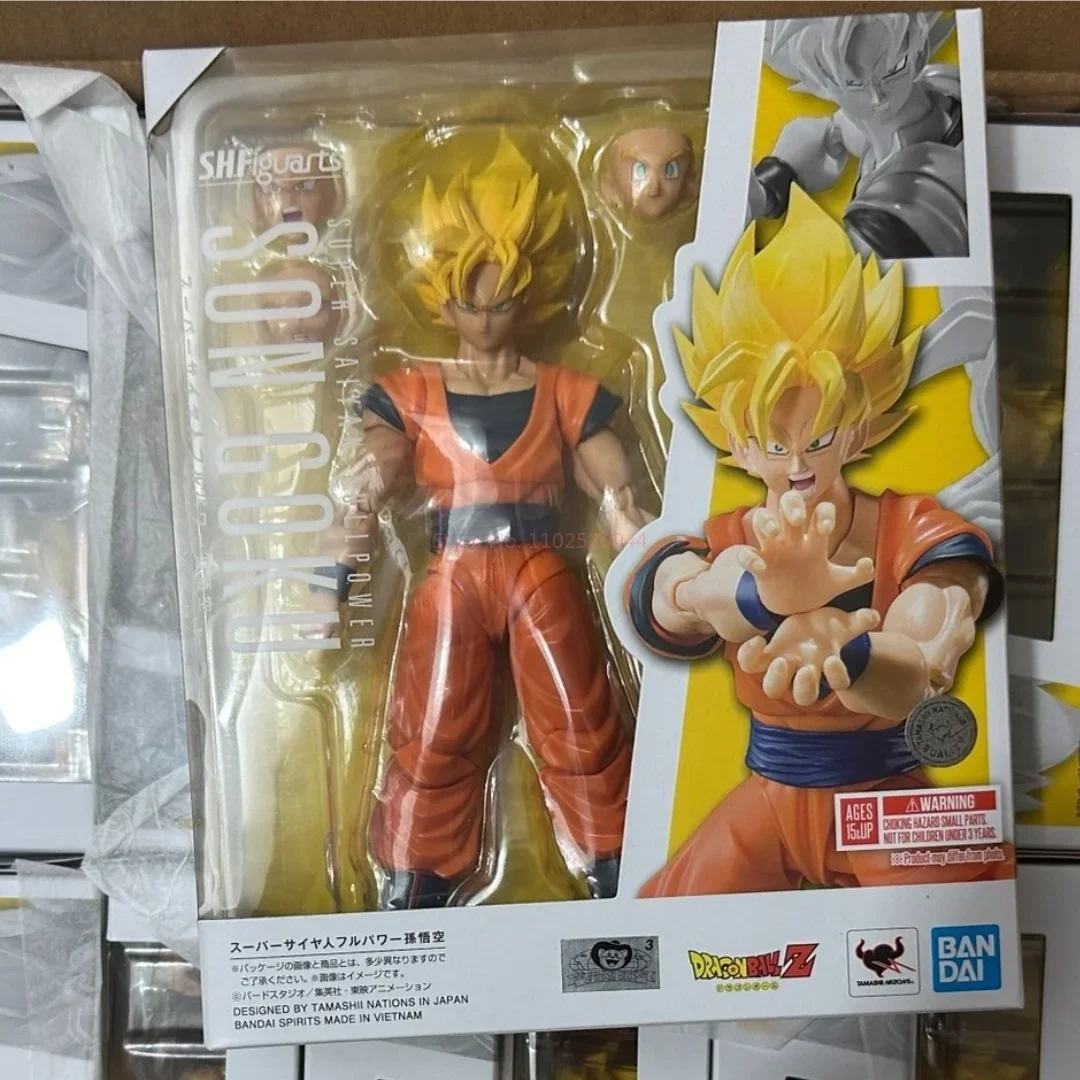 In magazzino Bandai S.H. Figuards Shf Dragon Ball Son Goku'S Effect Parts Set Anime Action Figure Toy Gift Model Collection Toy Gifts