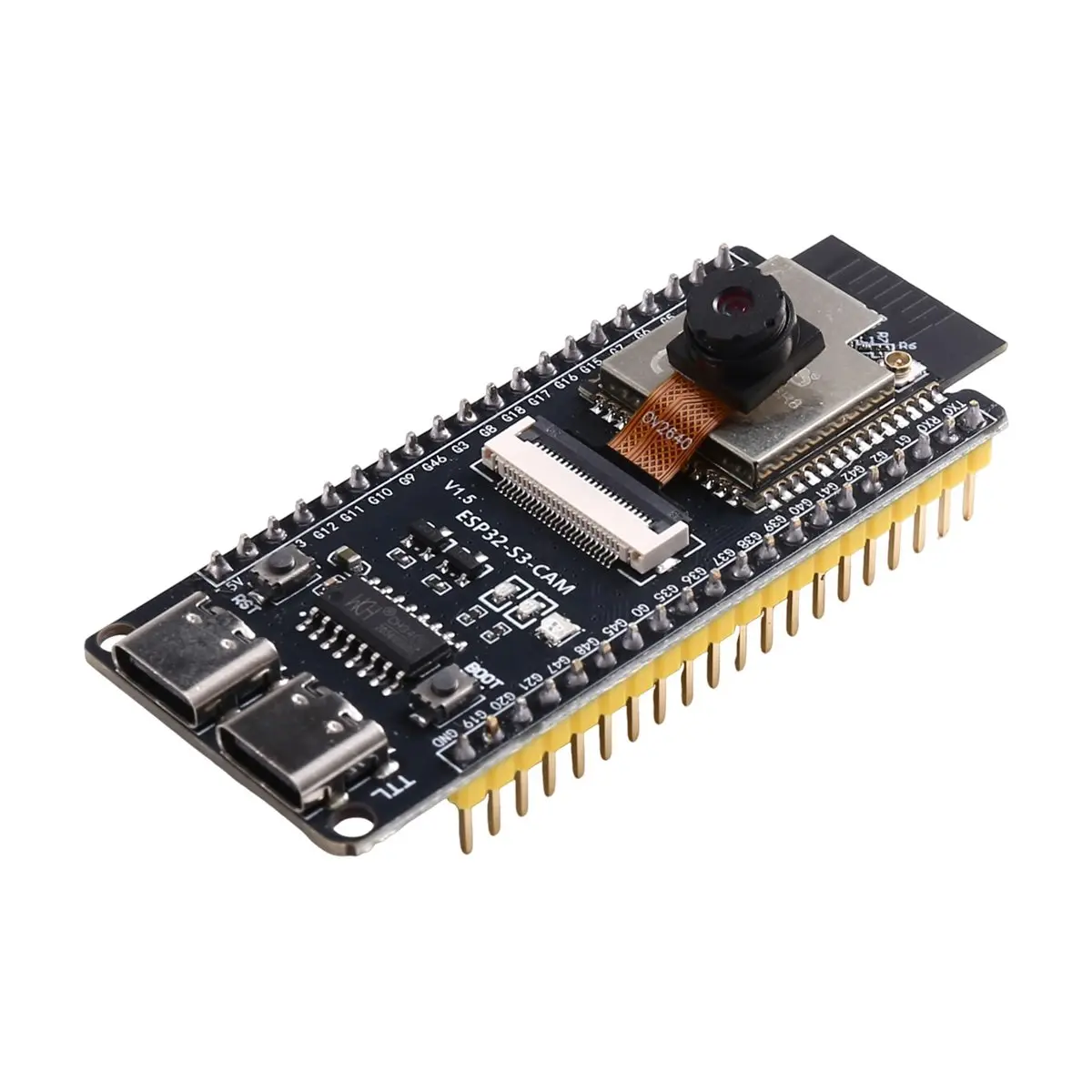 HDL ESP32-S3-CAM Development Board with OV5640 Camera Wifi Bluetooth ESP32-S3-N16R8 Module for IoT DIY Projects