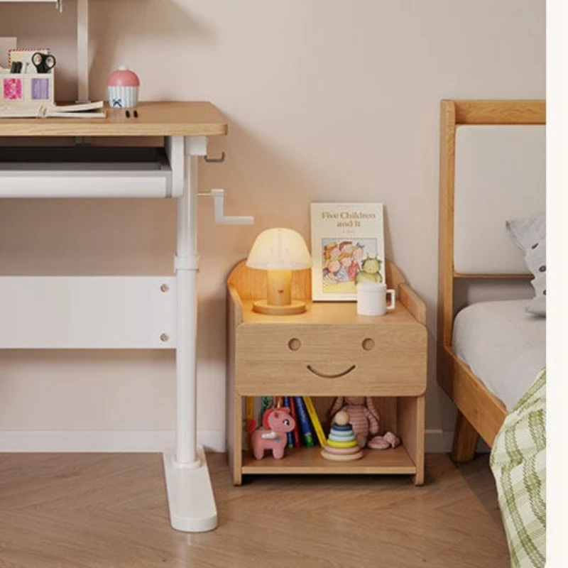 wood children's bedside table small bedroom creative household bedside table Storage comodino camera da letto bedroom furniture