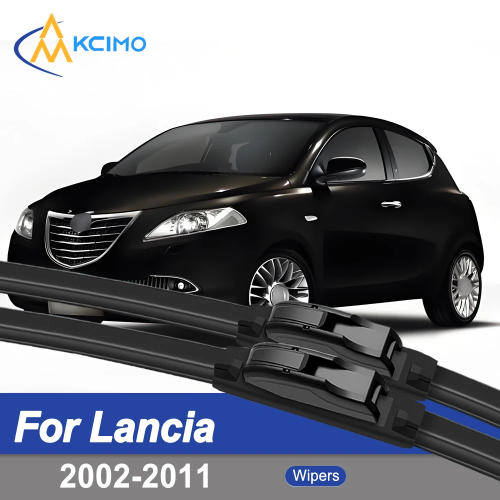 

Premium Rubber Durable Silent Windshield Wiper Blades 2pcs for Lancia Ypsilon 843 2002-2011 Front Wiper Blades Set