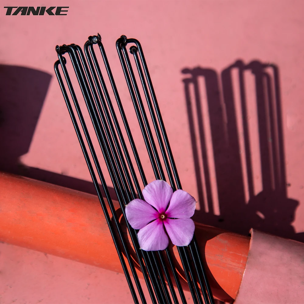 TANKE Bicycle Spokes Wire With Nipples For 26/27.5/29 Inch Wheel MTB Road Bike 304Stainless Steel High Strength Bike Spoke 36pcs