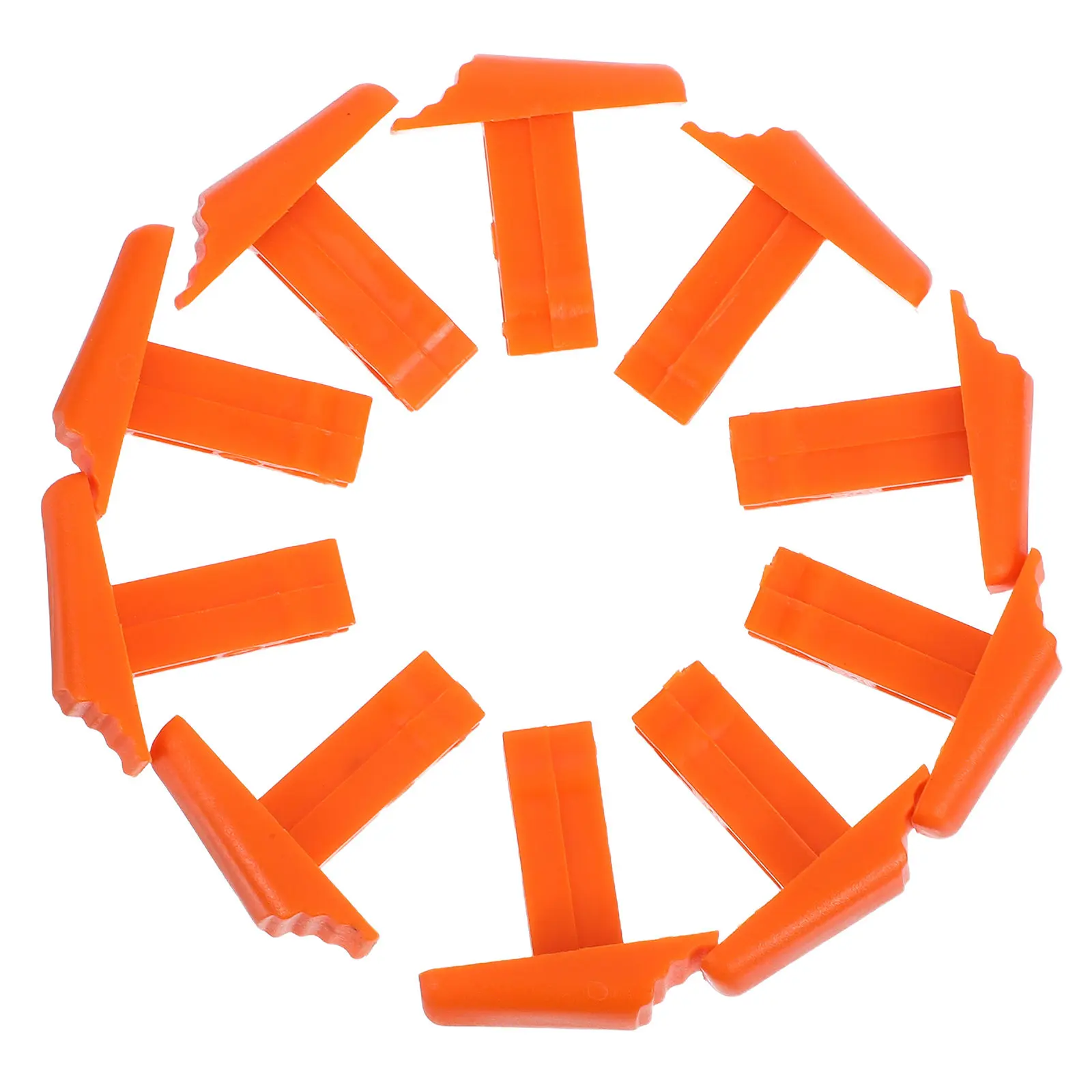 Telescopic Ladder Replacement Button 10 Pack Orange Plastic Locking Buckle Switch Safety Accessories