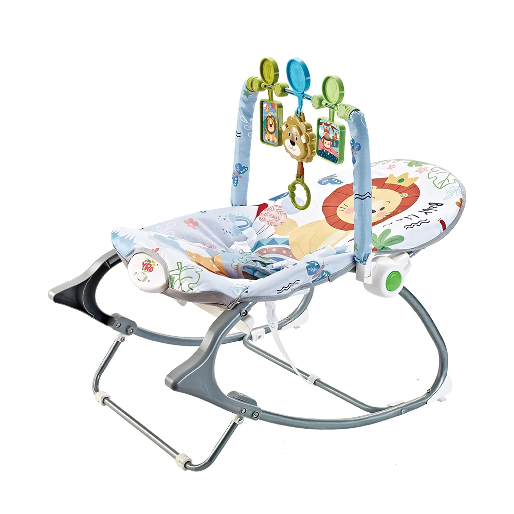 Baby Electric Rocking Chair Cradle Multifunctional Toys with Music Vibration Newborn Cradle Bed Sleep Shaker fit 0-2 Years Old