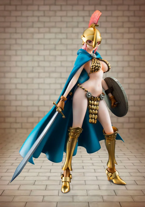 Megahouse Original POP Figurine One Piece Series Sword Warrior Rebecca Edizione limitata Remake Anime Statue Figure Model Toys