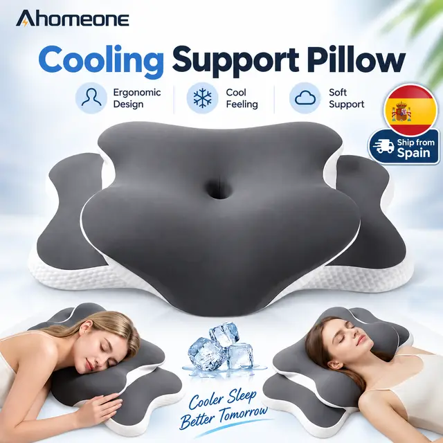 ALMOHADA CERVICAL VISCOELÁSTICA ERGONÓMICA