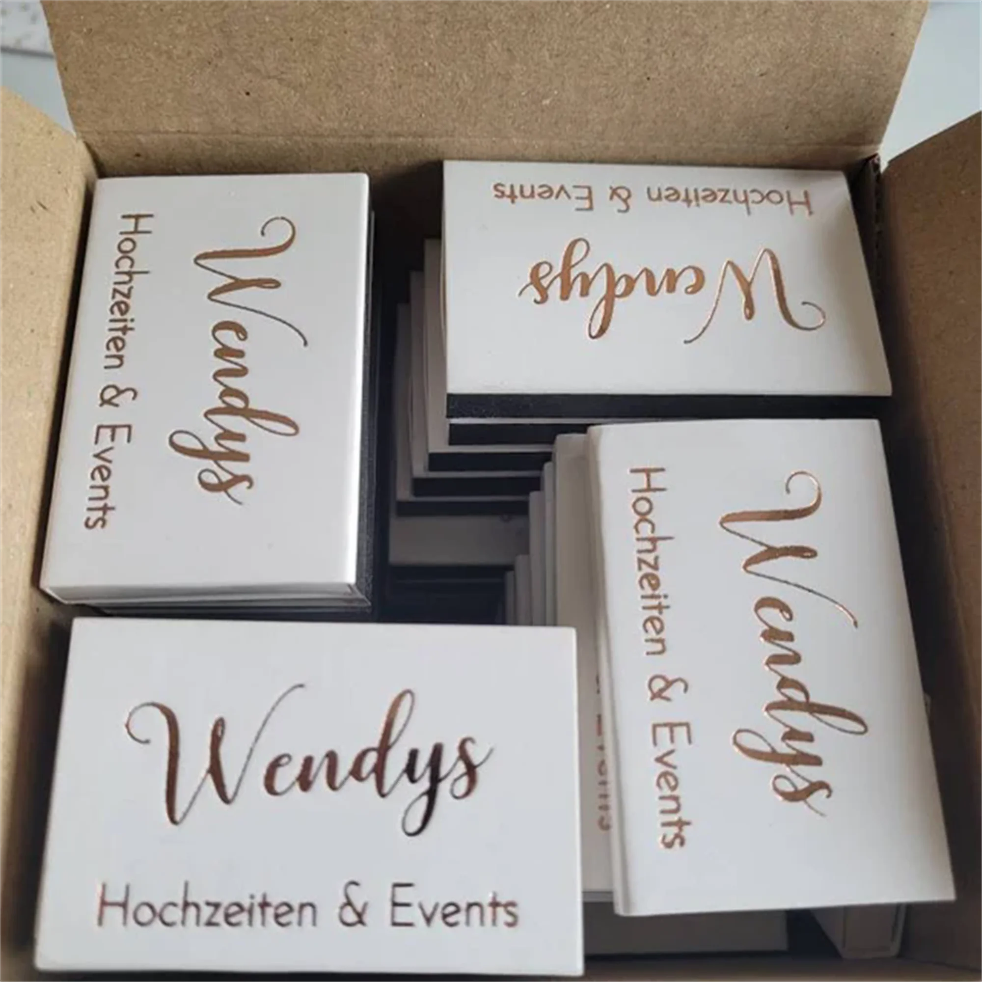 Custom matchboxes, Printed on match boxes directly, not sticker, Gold Foil Matches, Personalized matches, wedding matches,