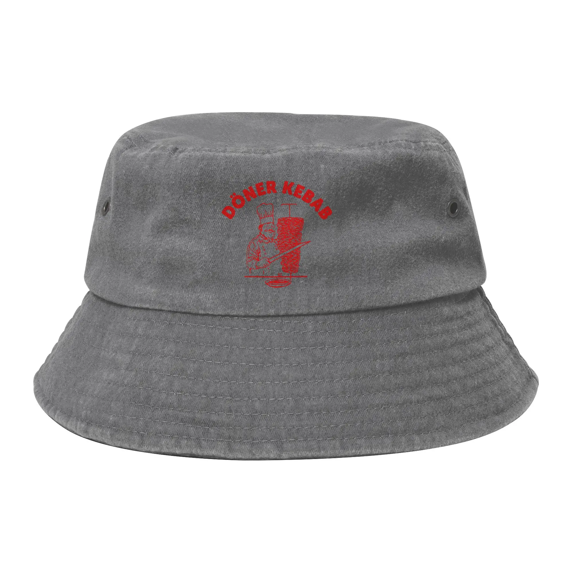 Men Women Bucket Hat Doner Kebab Graphic Funny Hot Summer Headwear Lightweight Vacation Fisherman Hats  Ispoti Cap Dropshipping
