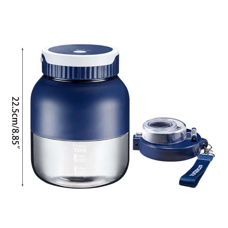 500ML Juicer Draagbare Blenders USB Oplaadbaar Multifunctioneel