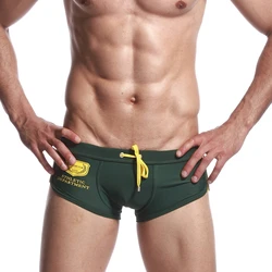 Men Nylon Swim Trunks Army Green Man Swimwear XL Swimming Shorts Male Low Rise Bikini Swimsuit Men's Navy Blue Bath Suit