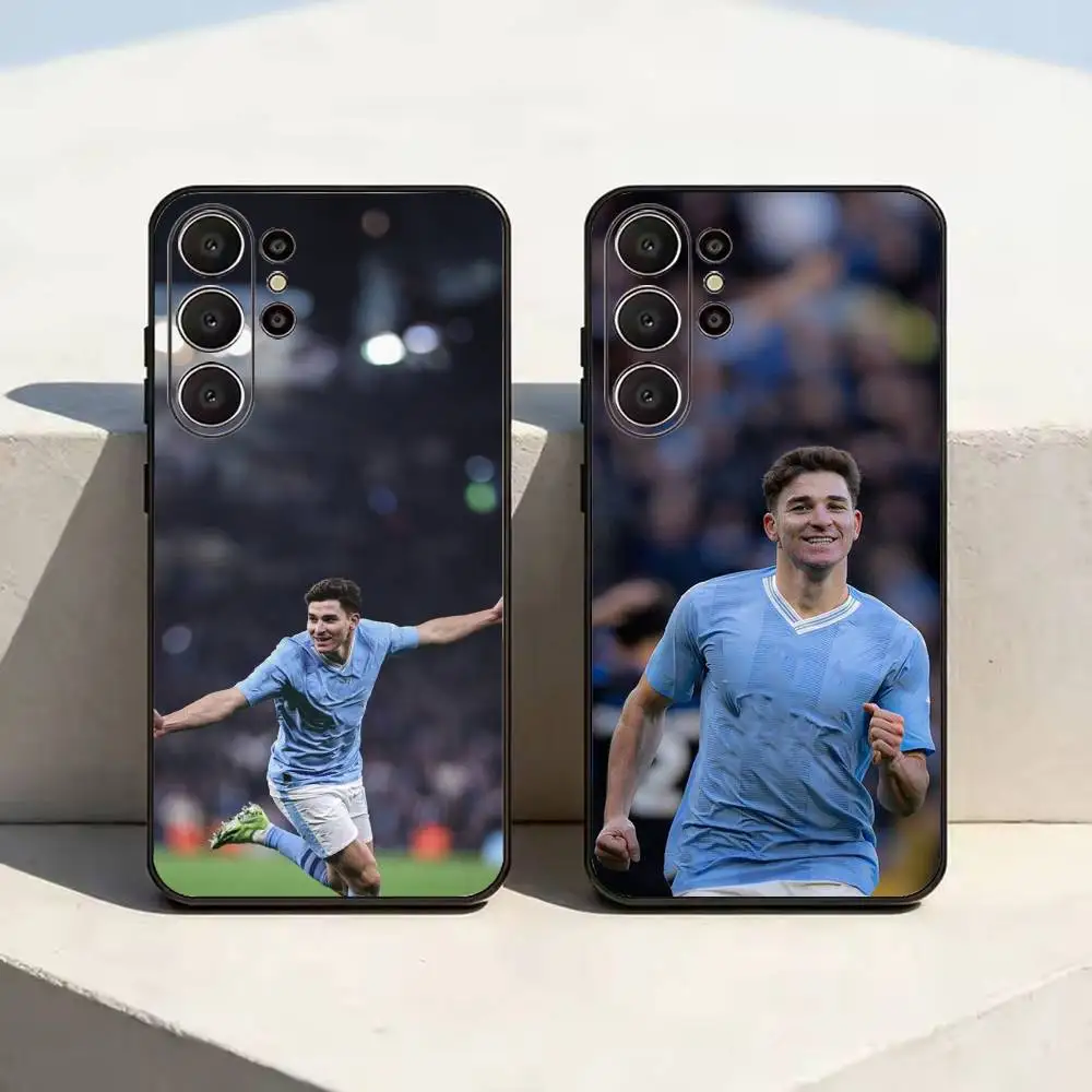 Box Killer Julián álvarez-s Phone Case For Samsung S26,S24,S21,S22,Plus S23,S30,Ultra,S20,Fe,Black Soft Silicone