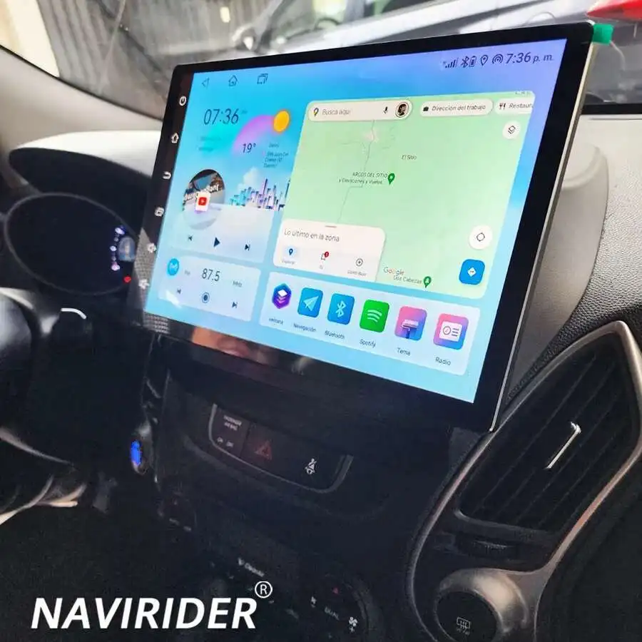 

13.3Inch 2K Screen Android 14 256GB Car Multimedia Video Player For Hyundai Tucson 2013 2014 2015 Ix35 GPS Navigation Carplay