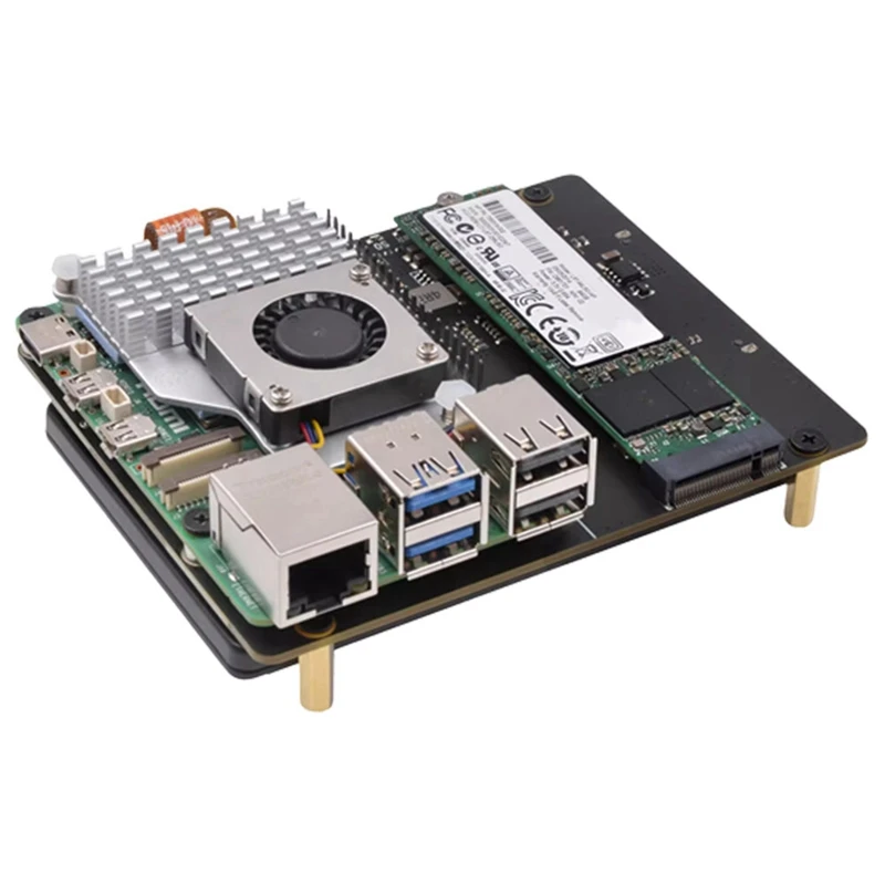 X1006 PCIe to 2.5Inch SSD/HDD+M.2 2280 SSD Shield for 5 NOT Support Boot From SSD-ABAM view 4