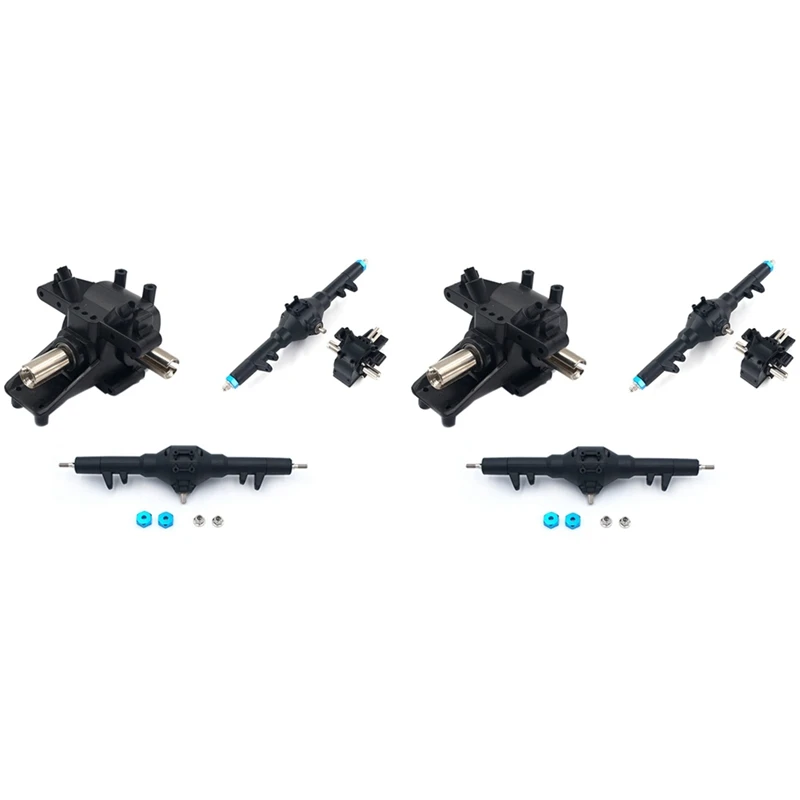 

Eco-Friendly-2X Metal Differential Gear Front Rear Wave Box Hydraulic Transmission Box RC Car Accessories For Wltoys 12428 12423