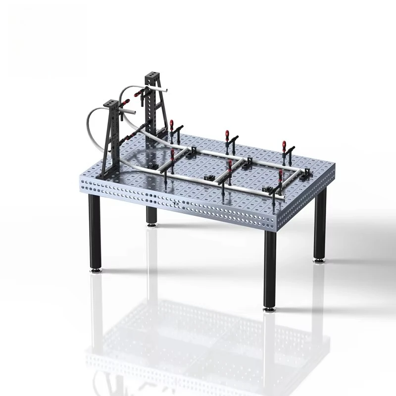 

Новые OEM-столы для 3D-сварки оптом, на заказ, с термообработкой/азотированием, из чугуна/стали, с отверстиями 50x50/100x100 мм, ножки/опоры из стали