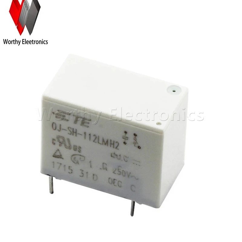 

Free shiping 10pcs/lot 12VDC Relay 8A 4pin OJ-SH-112LMH2