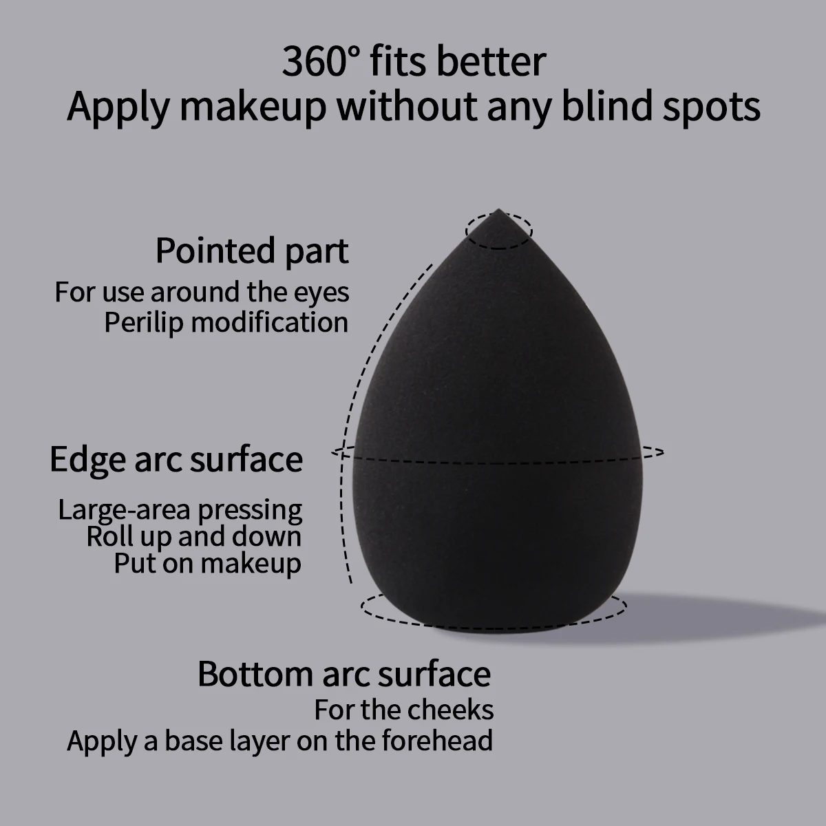 100 SZTUK super miękkich, dużych gąbek do makijażu, jajko kosmetyczne, narzędzie do makijażu, które rozszerza się po nawilżeniu, bez przyklejania się pudru.
