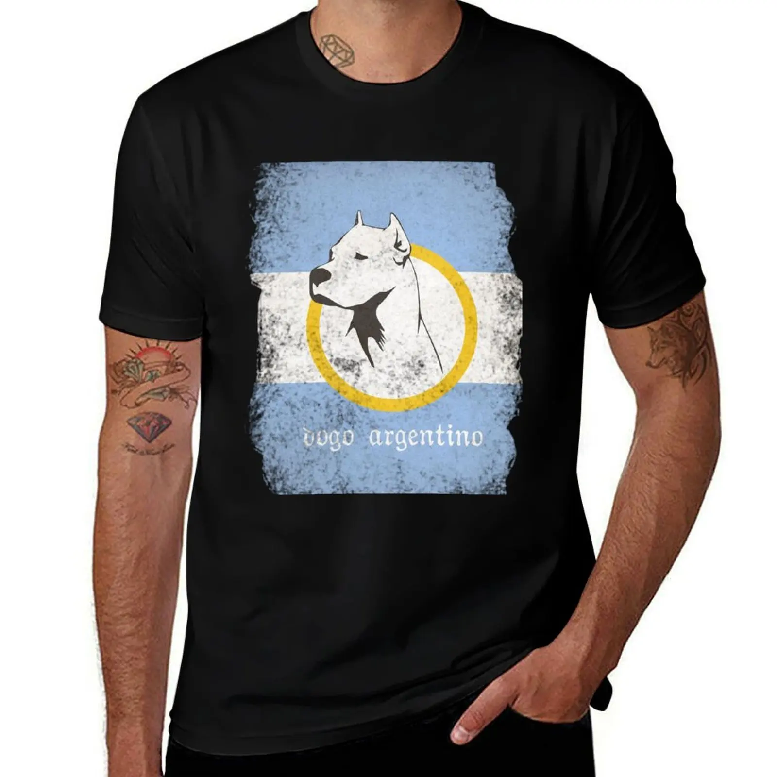 

Dogo Argentino T-Shirt man t shirts for men man graphic t shirt man t shirt cotton T-shirt