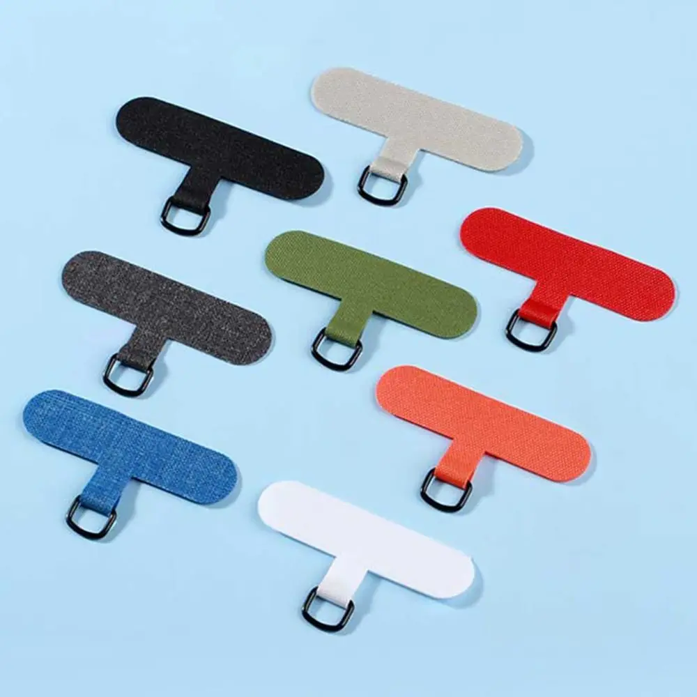 5Pcs Portable Nylon Phone Anti-lost Lanyard Replacement Card Gasket Phone Hanging Cord Detachable Patch Tether Pad