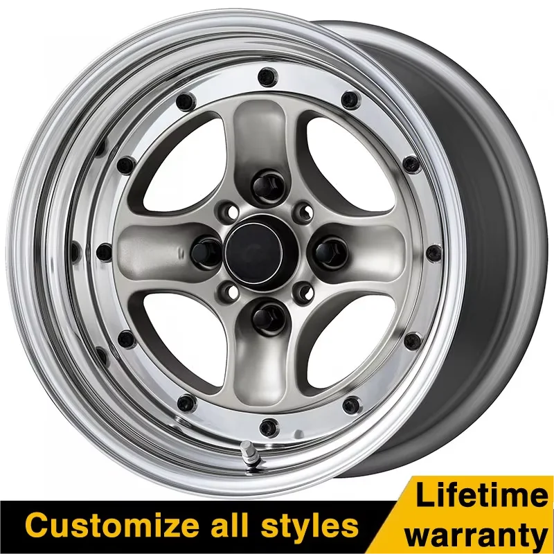 Work Wheels Equip 40 Forged Wheels 17-26 Inch Retro JDM 2-Piece Deep Lip Custom Alloy Performance Rims For AE86W205,W213,W166,X1