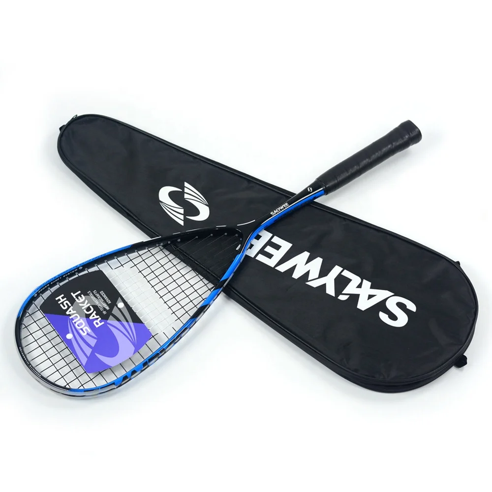 Factory Wholesale Carbon Fiber Professional Sports Squash Racket Durable Ultra-Lightweight 185g Training Use