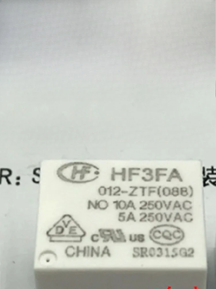 

free shipping 10 PCS HF3FA 012-ZTF 12V Relay 5 Pins HF3FA 012-ZTF Relay 10A/250VAC 5A/250VAC