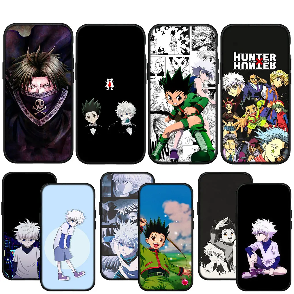 HXH-Hunter x Hunter Killua Gon Freecs جراب هاتف ناعم لـ Apple ، iPhone 16 ، 15 ، 14 ، 13 ، 12 ، 11 Pro Max ، 6s Plus ، SE ، 16 Plus