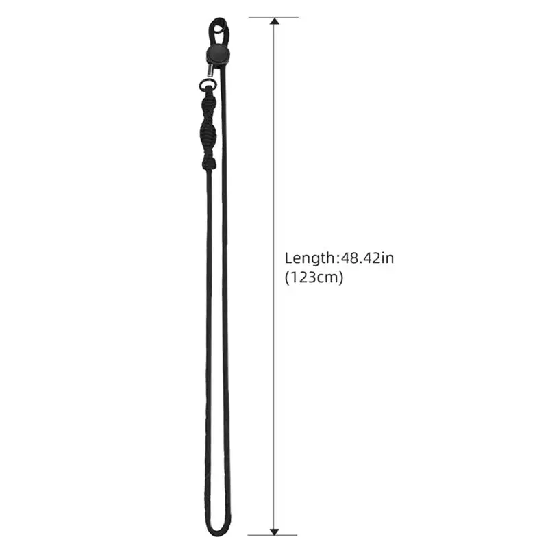 DT18 Adjustable Camera Lanyard Neck Strap Anti-Lost Security Rope 1/4in Screw for Pocket 3 X3 X4 for GoPro Black