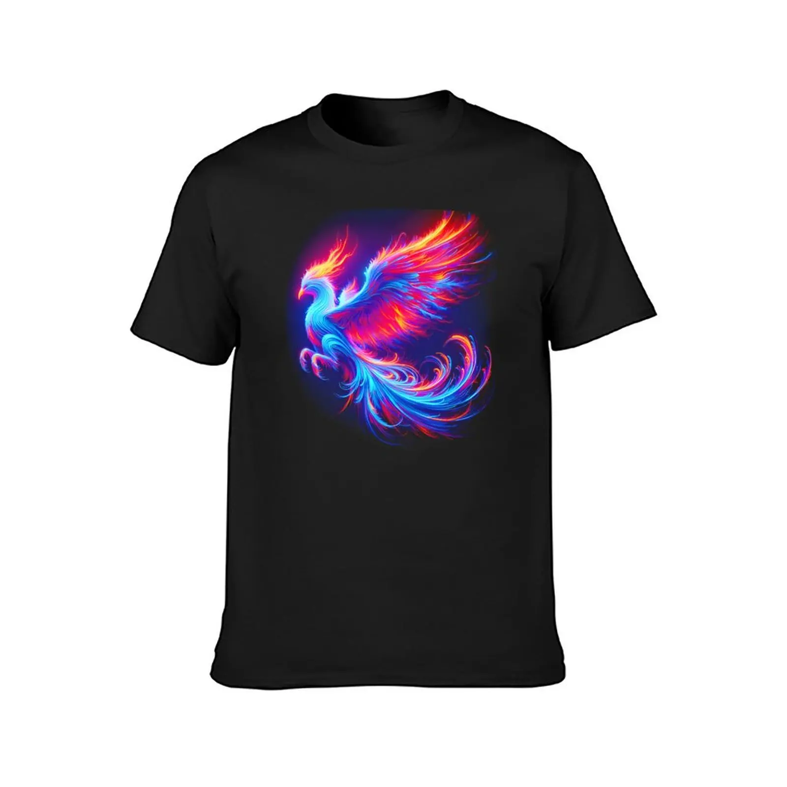 Phoenix 2 Black removed Colour Enhanced T-Shirt tees funnys new edition oversized t shirt men