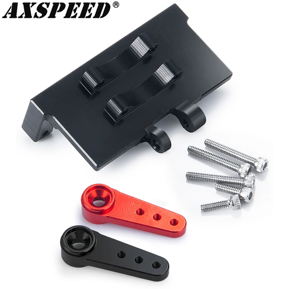 AXSPEED 15T Servo Horn Arm Servo Mount for EMAX ES08MA II Axial SCX24 1/24 RC Crawler Car Upgrade Parts