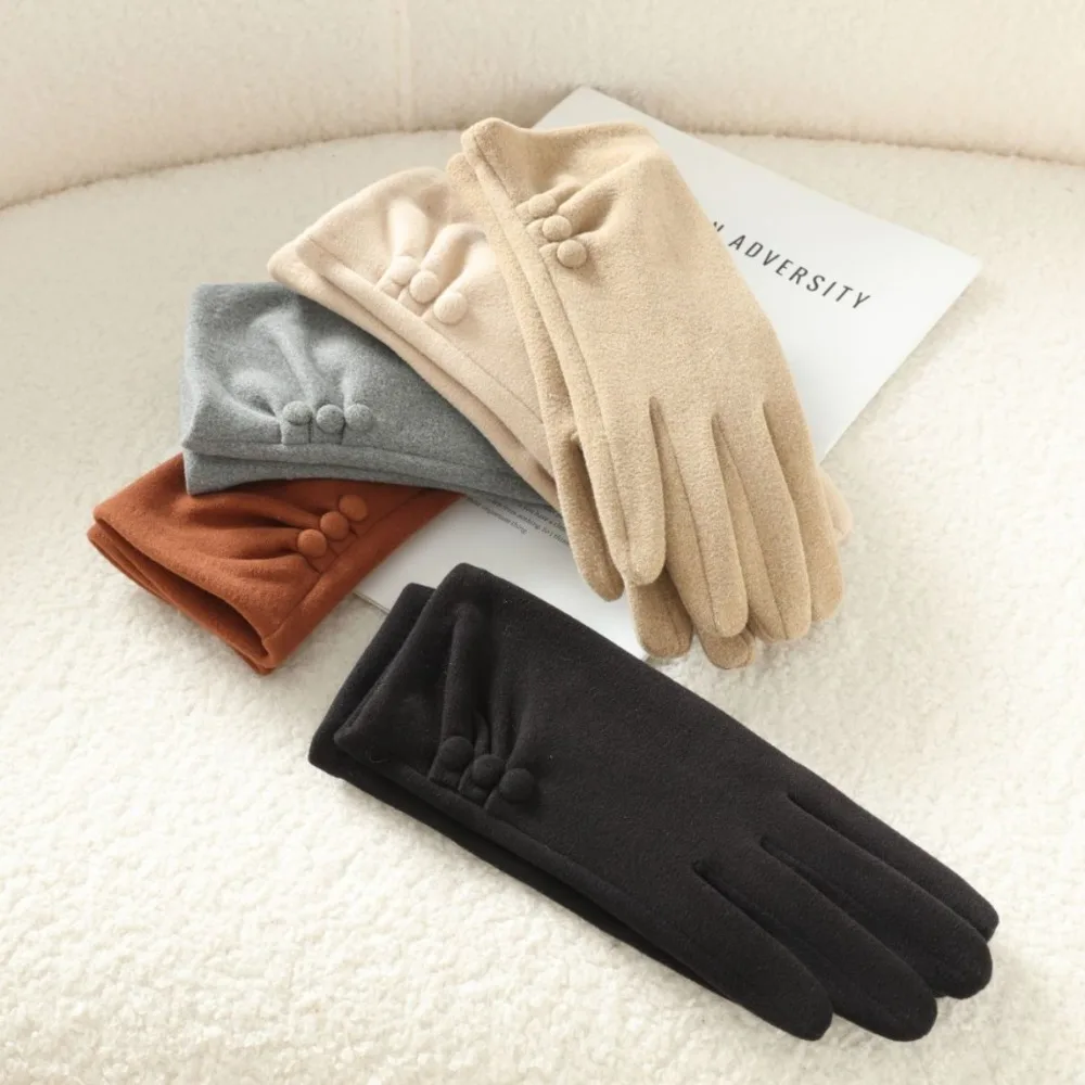 قفازات شتوية دافئة جديدة مقاومة للرياح ومضادة للبرد تعمل باللمس قفازات أنيقة للتزلج على الجليد للفتيات #3