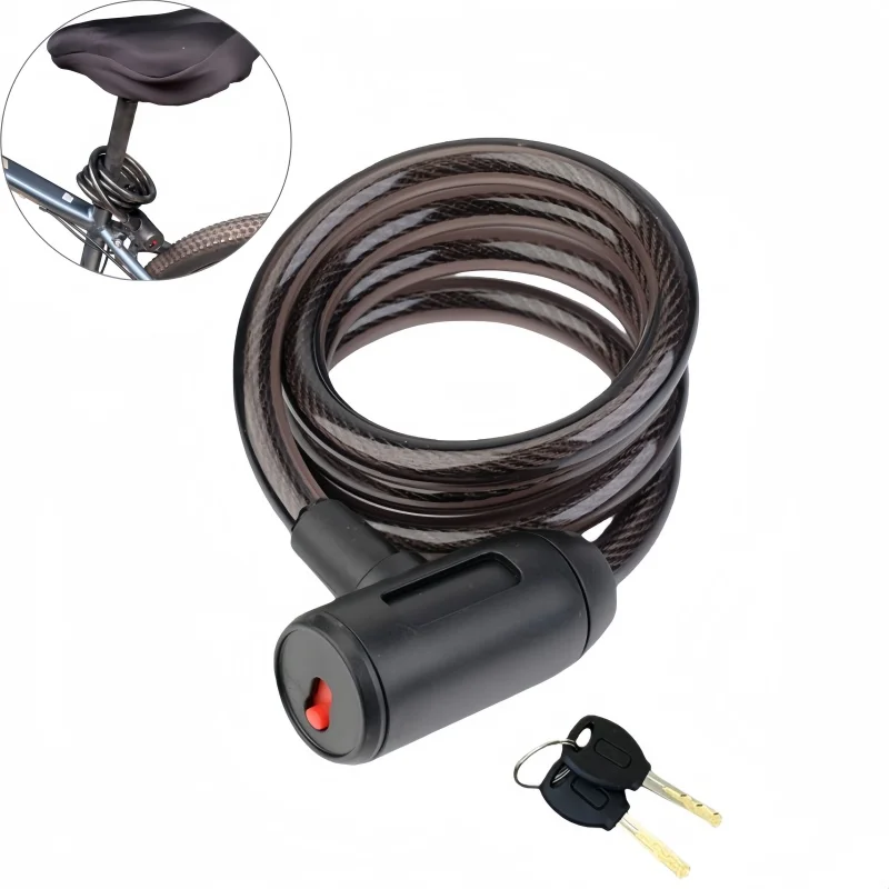 

Велосипедный замок Falante 1.5M со стальным тросом для горных и шоссейных велосипедов, мотоциклов, электросамокатов - Защитный замок, аксессуары для велосипедов