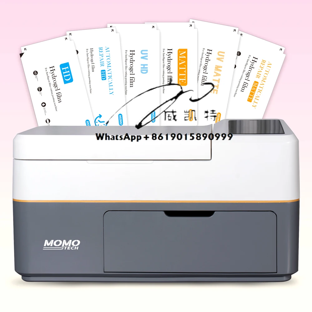 

2025 MOMOTECH Unlimited Plotter Automatic Positioning Cutter Hydrogel TPU Film Cutting and Applicating Pasting Machine