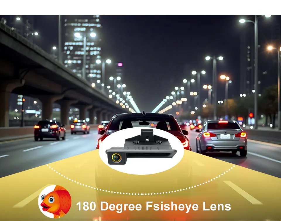 Rückfahrkamera für BMW X1 X3 E39 E53 E82 E88 E84 E90 E91 E92 E93 E60 E61 E70 E71 E72 AHD 2K Fisheye-Objektiv-Kamera – Detail 5