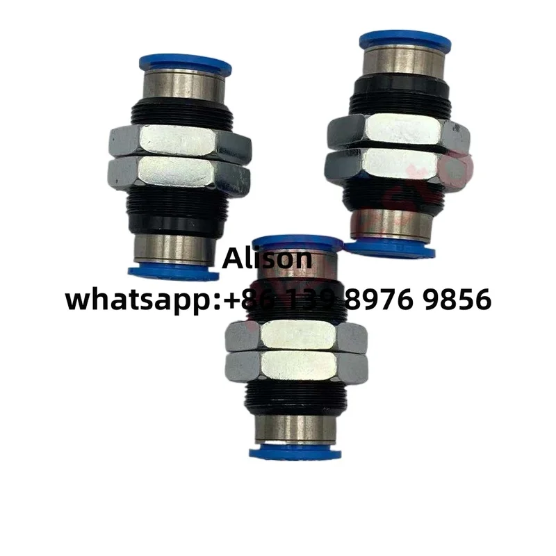 

10PCS Plug-in through plate connector QSS-4 153157 QSS-6 153158 QSS-8 153159 QSS-10 153160 QSS-12 153161