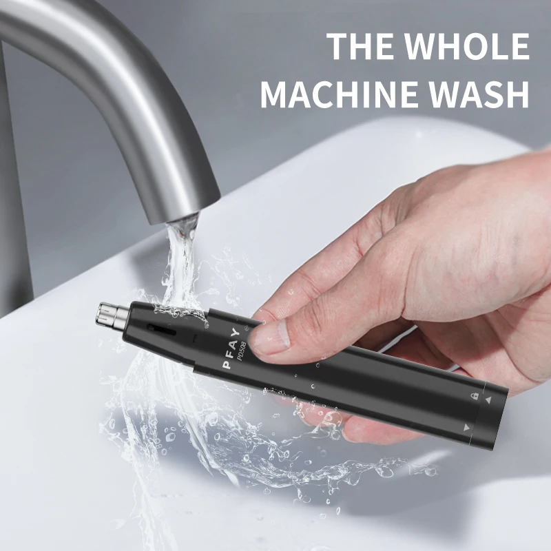 PFAY PD508 Elektrische Nase Haar Trimmer Für Männer Ohr Augenbraue Trimmer IPX7 Wasserdichte Rasierer Rasierer Haar Clipper Rasieren Maschine