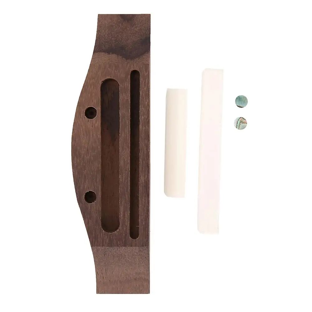 4mm Ukulele Shell Bridges - Upper & Lower Accessories Parts for Optimal Sound