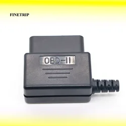 FINETRIP 50pc Best Price DIY 16pin 16 Pin OBD-II OBDII OBD 2 OBD2 J1962 male Connector Plug With Enclosure Adapter no need Screw