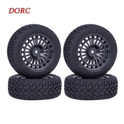 75MM Glued On Road Tyre Plastic Wheels Tire for 1/10 1/14 1/16 RC Rally Racing Car TT-01 TT-02 TAMIYA Wltoys HSP Upgrades Parts