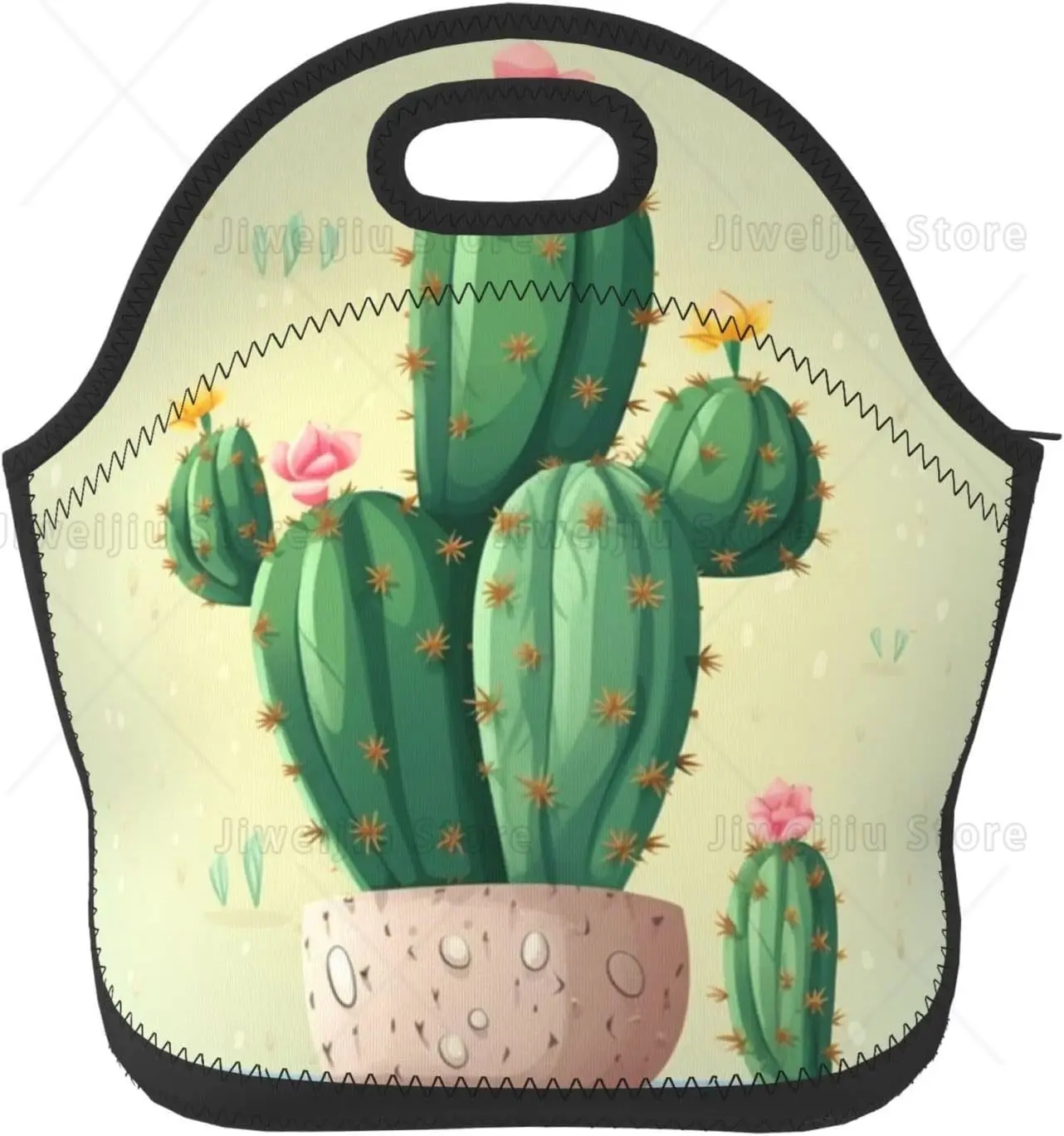 

Cute Cactus Lunch Bag for Women Insulated Tote Bags Reusable Box for Men Leakproof Cooler Container Meal Prep