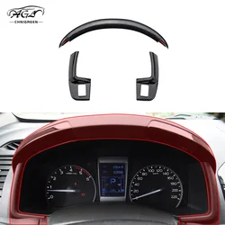 3pcs Carbon Fiber Color Dashboard Trim Interior Decorative Cover for ISUZU D-MAX 2012-2019